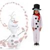 Frozen Snowman Olaf Cosplay Costume For Kids With Exquisite Workmanship**