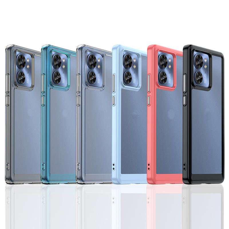 Applicable To Colorful MOTO Edge11 Mobile Phone Case G11 Mobile Phone Case G11 All-inclusive G11 Acrylic Solid Color G11