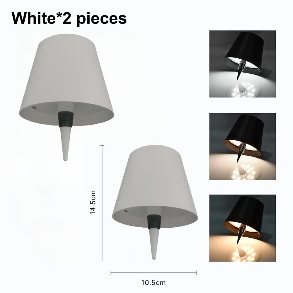 Wireless LED Wine Bottle Light Rechargeable Vases Table Lamp Touch Switch Night Light for Cafe Bar Club el Restaurant Decor