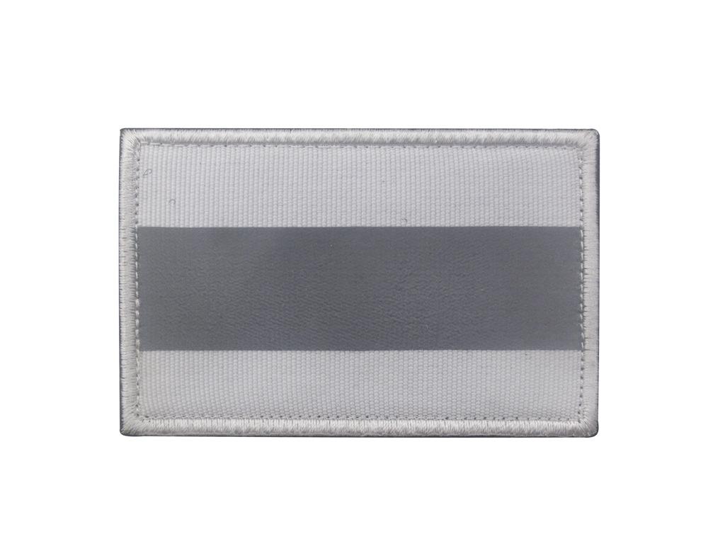 Reflective Alpha FSB Tactical Morale Military Patch - Custom Embroidered with Hook-and-Loop Attachment