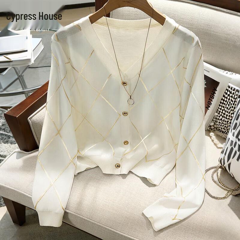 

Sibaishe Women s V-Neck Knit Cardigan L