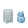 1pcs Owl Silicone Candle Molds 3D Animal Soap Plaster Resin Crafts Casting Mold DIY Handmade Owl Chocolate Ice Cake Baking Tools
