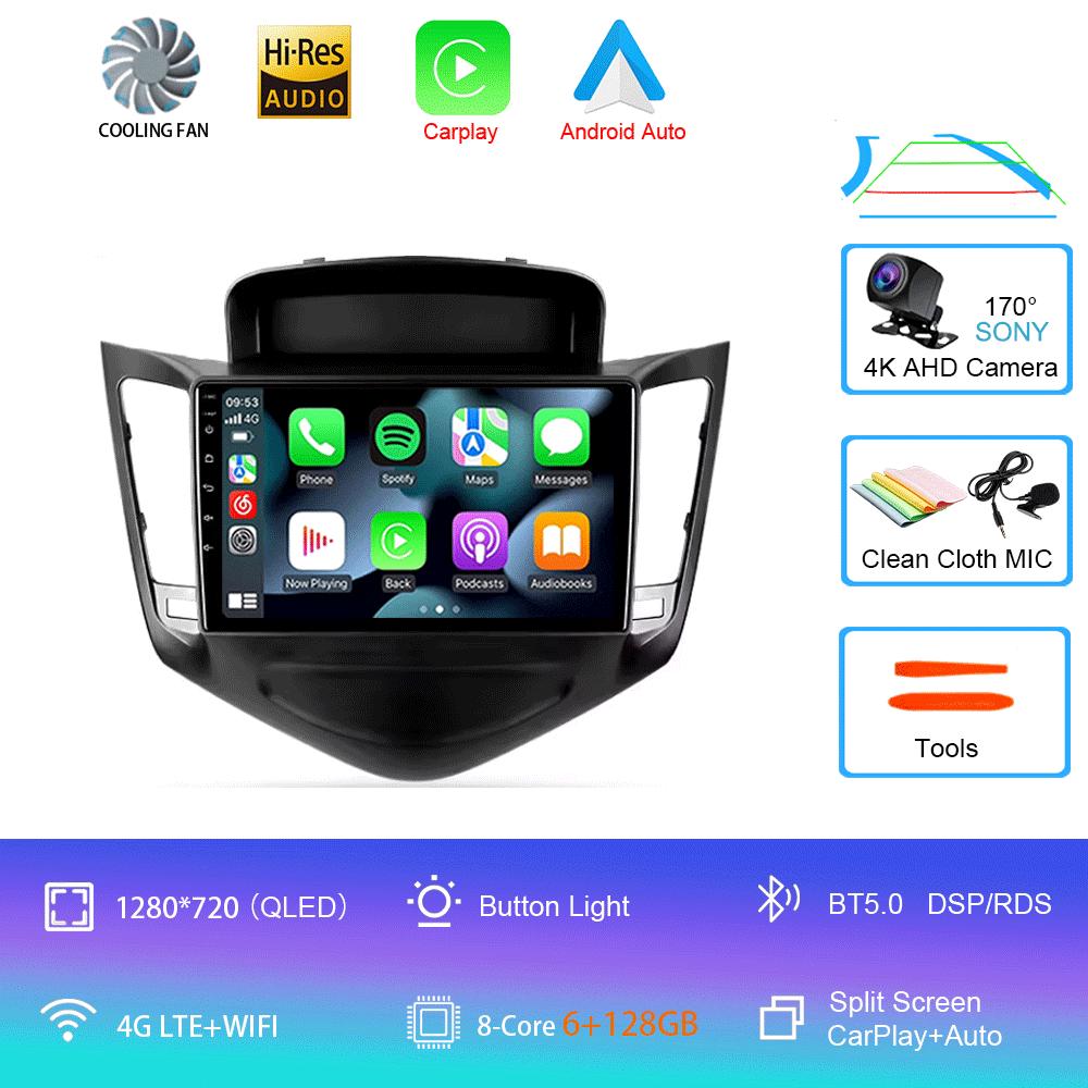 Car Radio Android 14 For Chevrolet Cruze J300 2008 - 2014 Multimedia Video Player Navigation Stereo GPS No 2din 2 Din Dvd