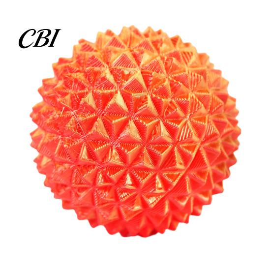 Compact Spiky Ball 3D Printed Toy, Stress Relief Mini Textured Ball, Small Massage Decompression Desk Toy for Home Office School Anxiety