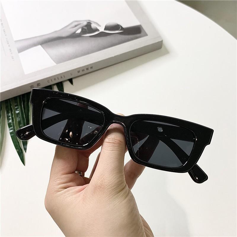 New Fashion Vintage Rectangle Sunglasses Brand Designer Retro Points Sun Glasses Female Lady Eyeglass Cat Eye Driver Goggles