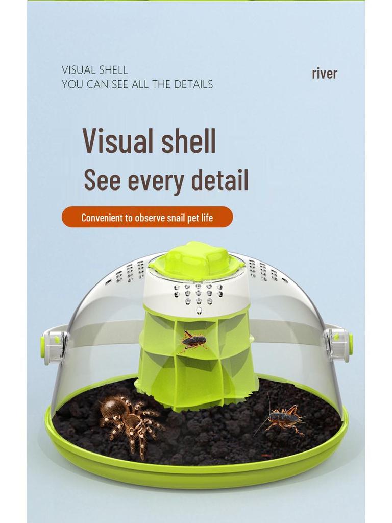 Nomo Educational Silkworm & Snail Habitat Kit with Rearing Box and Winnowing Basket