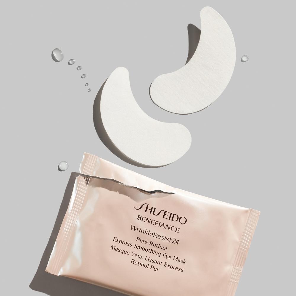 Shiseido Benefiance Wrinkleresist24 Pure Retinol EXpress Smoothing Eye Mask 3 Packettes X 2 Sheets