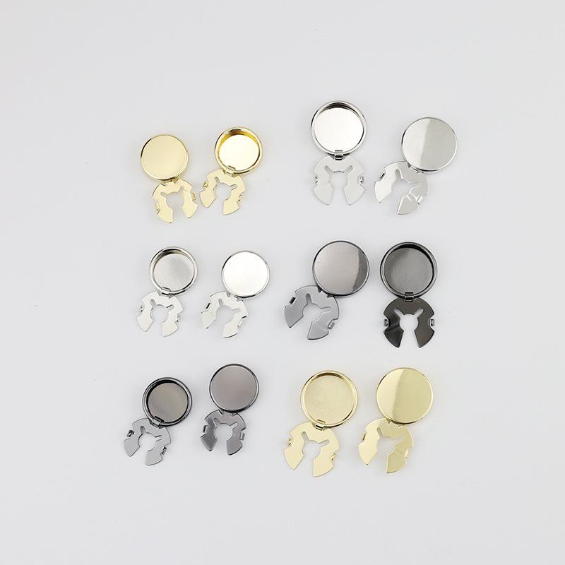 Turtle Buckle Copper Cuff Button Cover DIY Shirt Accessories