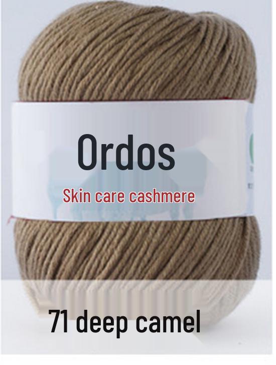 Genuine Baby Cashmere Yarn: Hand-Knitted Scarf for Infants & Toddlers, Medium Thick Milk Cotton for Crochet.