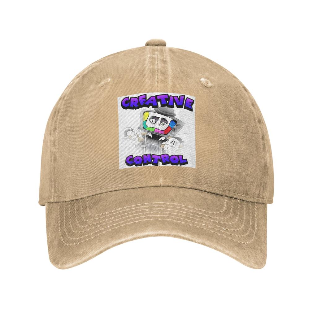 Creative Control (Mr. Puzzles) (Transparent version) Washed Denim Cap Casual Baseball Caps Adjustable Hat Unisex Baseball Hats