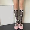 Sweet Lolita Calf Length Socks Soft Nylon Fabric Socks Breathable Socks Comfort Socks Perfect for Daily Wear and Cosplay