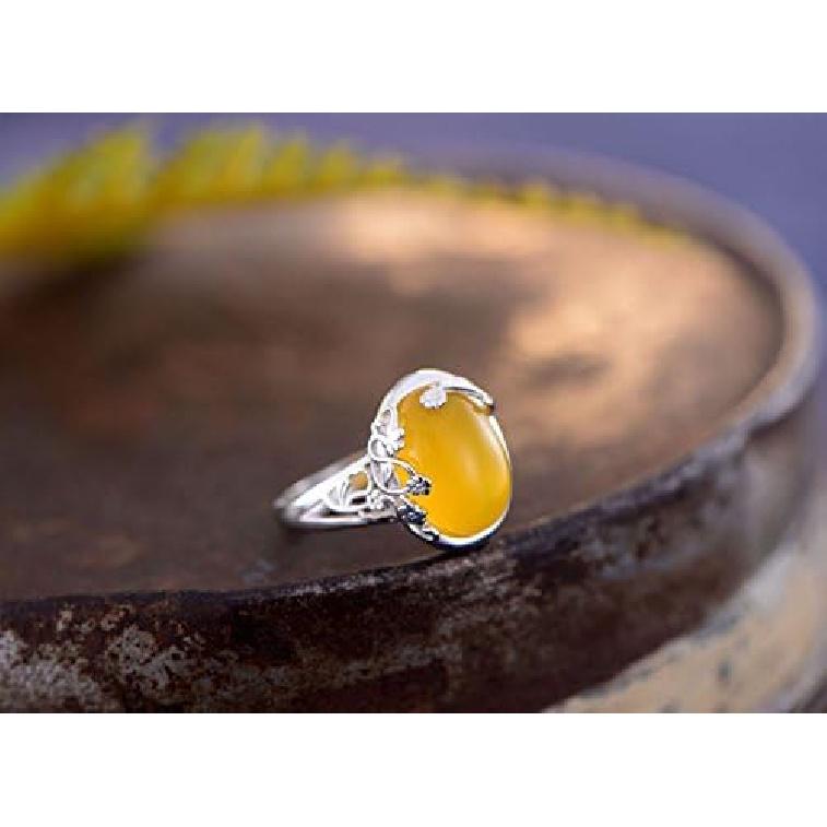 Ring Blank (10x14mm/11x13mm Oval Blank) Adjustable Sterling Silver Ring Base Long-Lasting White Gold Plated 925 Silver Ring Setting R693B