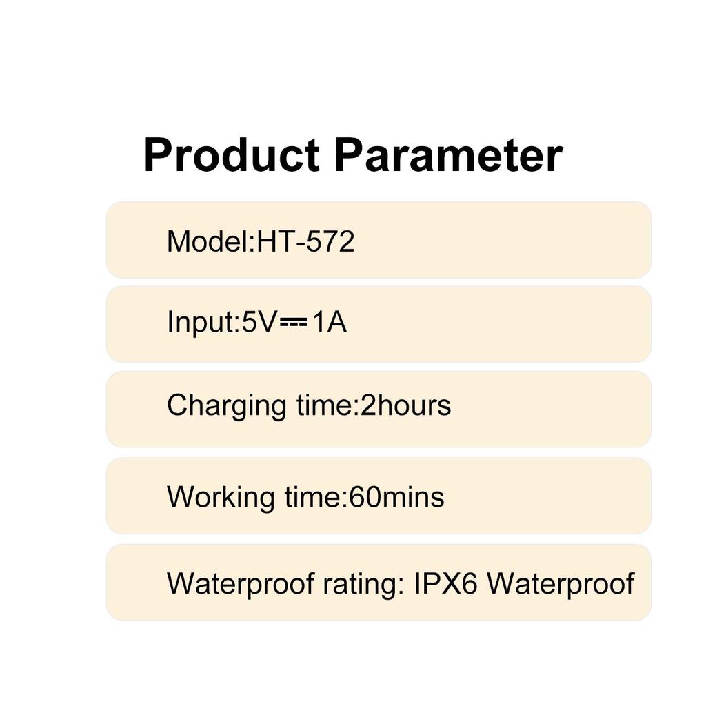 Hatteker Dual Head Epilator for Women Waterproof USB Rechargeable Portable Hair Removal Device for Legs Underarms And Bikini Line