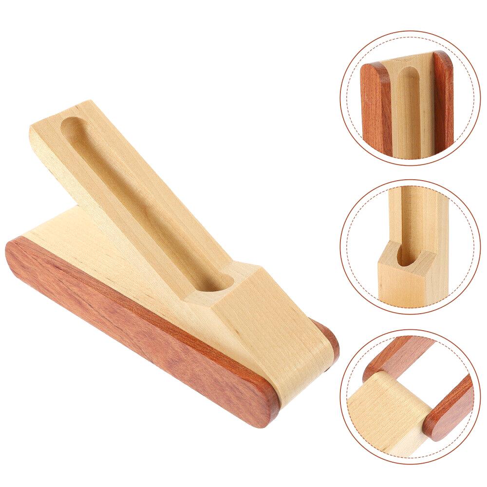 Foldable Wooden Pen Display Stand Case Pencil Box Holders Ballpoint Fountain Pen Organizer Stationery School Office Supplies