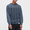 Uniqlo X Keith Haring Collaboration Cartoon Pattern Printed Crewneck Sweatshirt Unisex sweatshirt Dark-Gray 446372-08