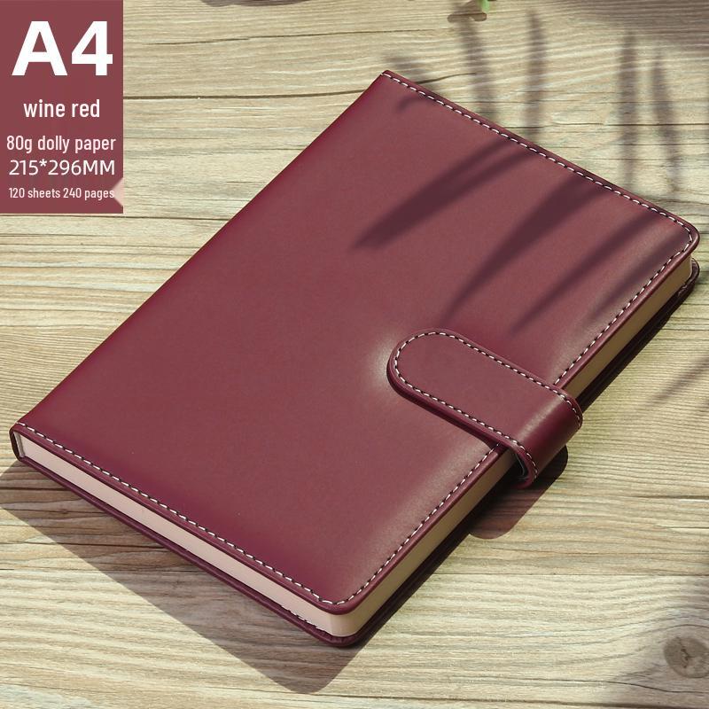 A4 Thick Business Notebook for College Students and Meetings