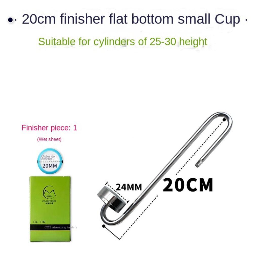 304 Stainless Steel Fish Tank CO2 Diffuser U-shaped Aquarium Oxygen Diffuser  Aquarium