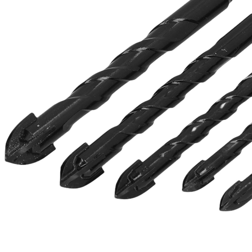 5Pcs Drill Bit Spear Head Hex Shank Drilling Tool Set Kit for Tile Concrete Glass