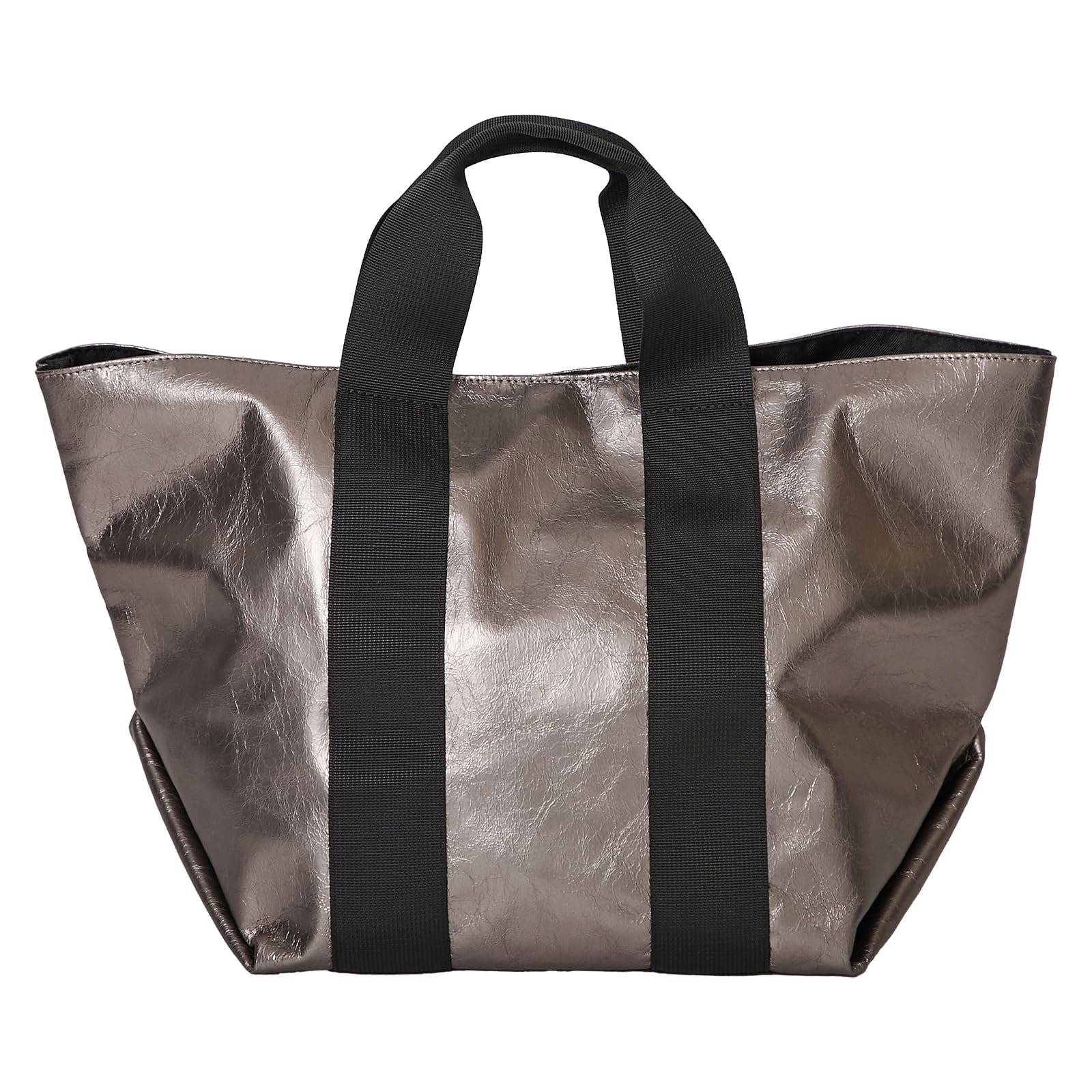 

Players Women s Faux Leather Tote Bag, Medium, 91206511A, Bronze [A], Approximately 25cm W x 28cm H x 22cm D, Handle Height 12cm
