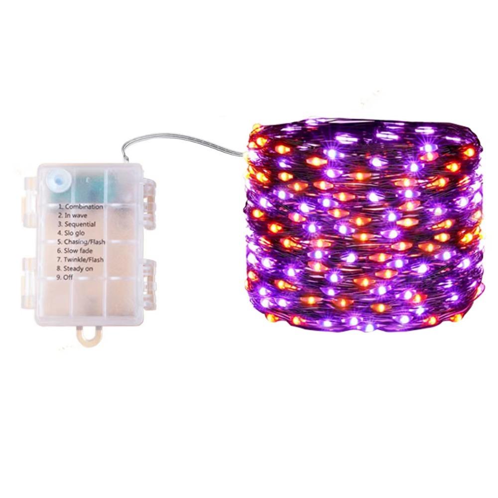 

Waterproof Halloween String Lights 100LED LED String Lights Halloween Fairy Lights Outdoor Use 12M