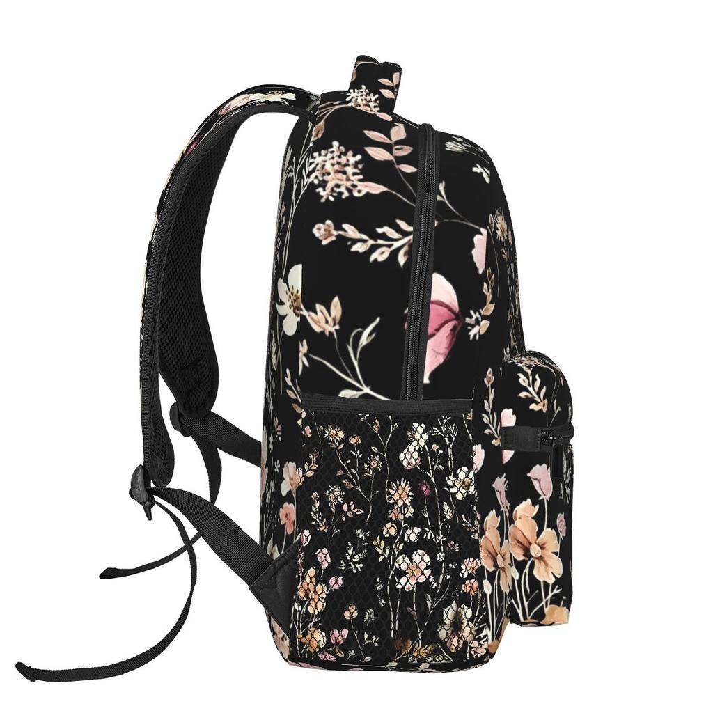 Lowers And Plants Vintage Student Backpack School Bag Hiking Travel Daypack for Boys Girls Fashion Bookbag Shoulder Bags