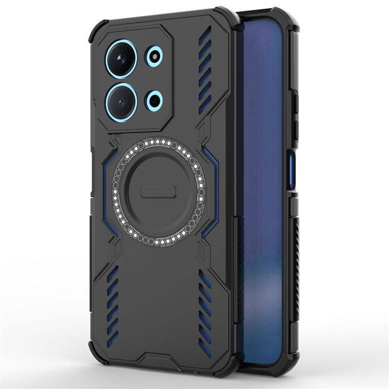 Armor Case For Xiaomi Redmi 15C Magnetic Adsorption Wireless Charge Back Cover For Redmi 15C Case For Redmi 15C Case 6.9 Inch