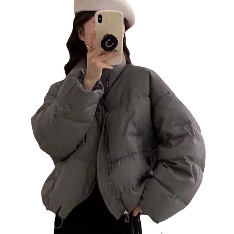 Jachetă pentru femei, guler de iarnă, paltoane scurte din bumbac, confortabilă și tinerească, jachetă din bumbac îngroșată, îmbrăcăminte de exterior