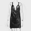 Sequined V-Neck Backless Sling Dress - 2025 Nightclub Hot Sale