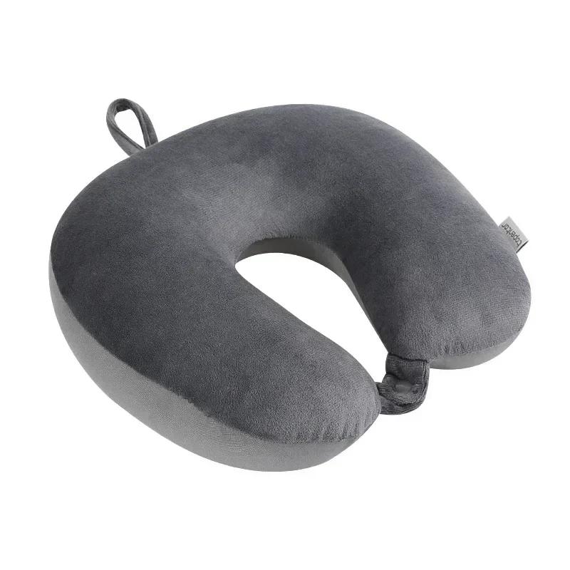 Comfortable Car Neck Pillow with Foam Particles for Airplanes Travel and Home Use