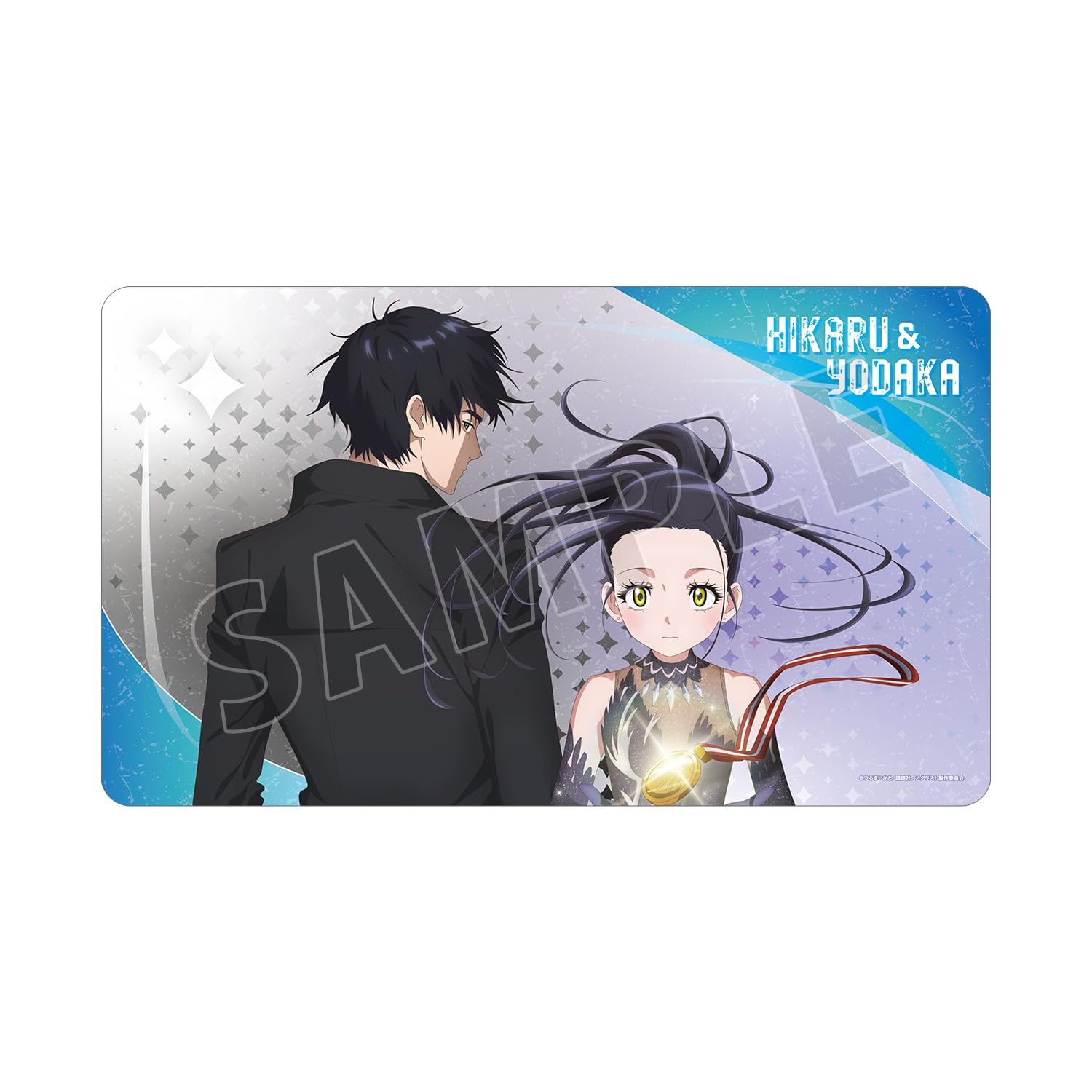 

TV anime Oozaki Hikaru Yotaka Jun pair visual mat Medalist & multi-desk
