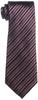 [Hiroko Koshino Homme] Striped Necktie 003254-20000-2908 04 Wine Base, Black, Pink, and Orange Stripes FREE