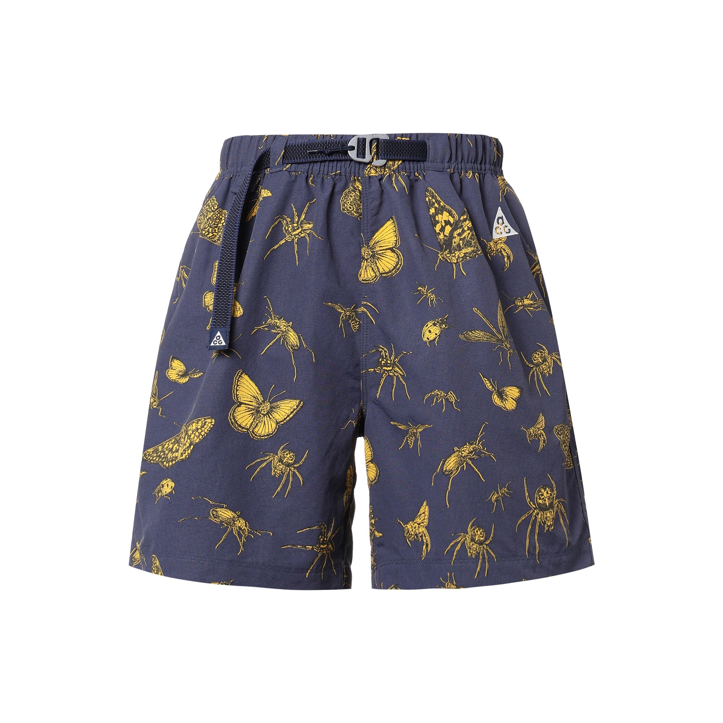 Men s Nike Animal Full Print Athleisure Casual Sports Shorts Blue DR5736-437 XXL