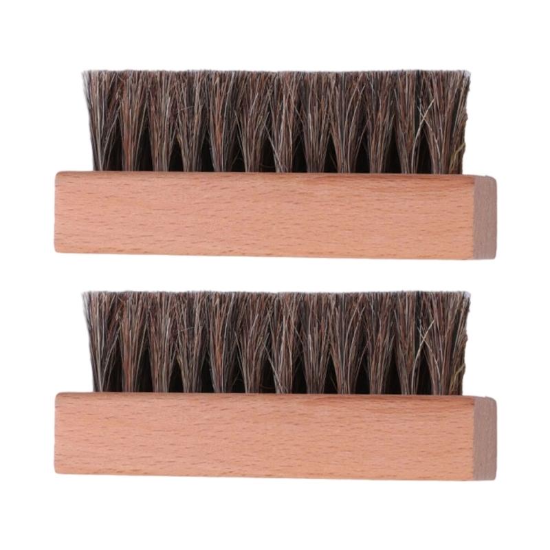 Ergonomic Cleaning Brush With Wooden Grip Heavy Duty Bristles Scrubber Practical Kitchen Tool Stubborn Stain