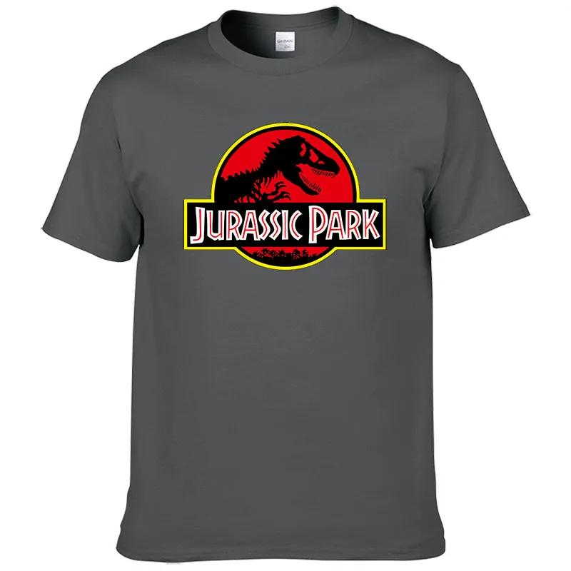 Cartoon dinosaur T-shirt printed summer dinosaur T-shirt funny Harajuku top Jurassic offline park T-shirt A286