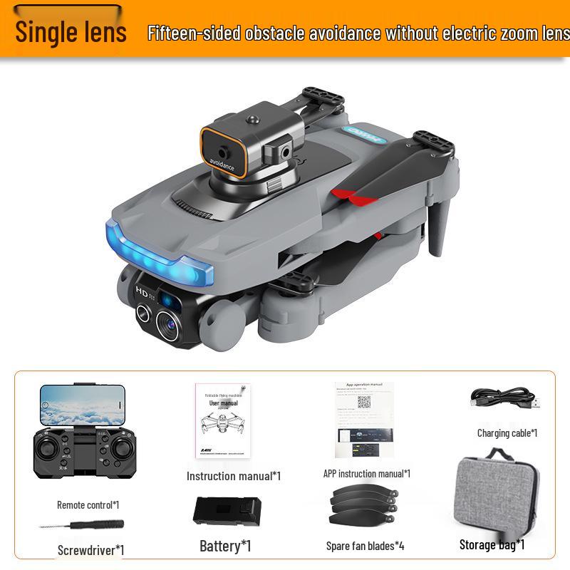 Dronă P15: Pliabil, Evitarea Obstacolelor, Fotografie HD, GPS fără Perii, Telecomandă, Prietenos cu Copiii, Funcții Profesionale