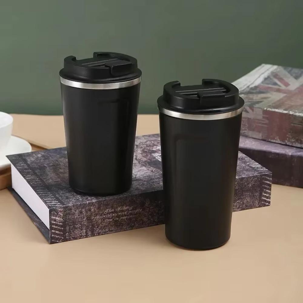 2025 380/510ML Travel Stainless Steel Coffee Cup Thermal Mug Leak-Proof Thermos Bottle Tea Coffee Mug Vacuum Flask Insulated Cup