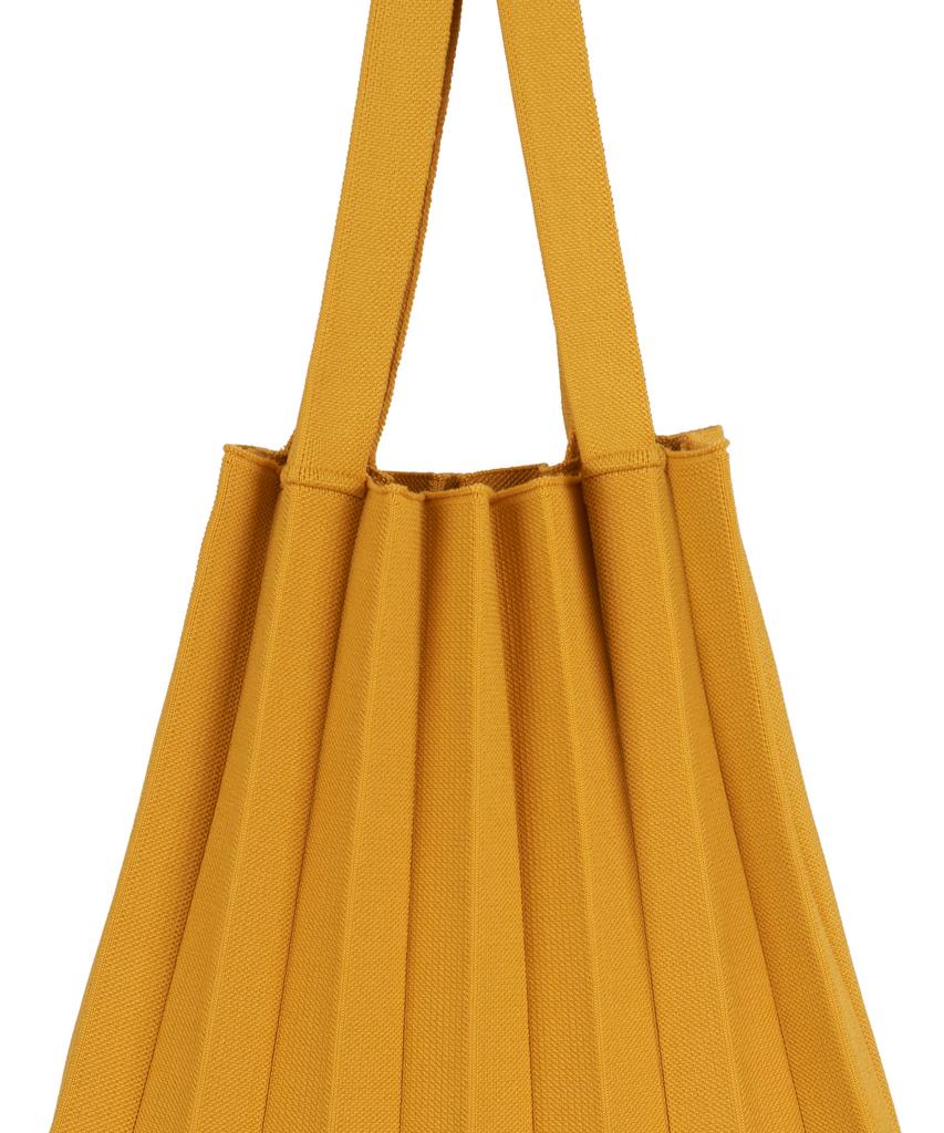 Pleatsmama Tote Bag Jacquard Mustard
