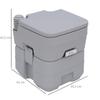 Portable Camping Toilet, 20L Flushable Porta Potty Portaloo with 2 Detachable Tanks