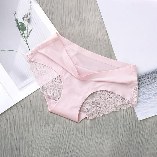Kadınlar için Dikişsiz İç Çamaşırı İpeksi Görünmez Hipster Külot Orta Yükseklikte Dantelli Saten Esnek Bikini Külot