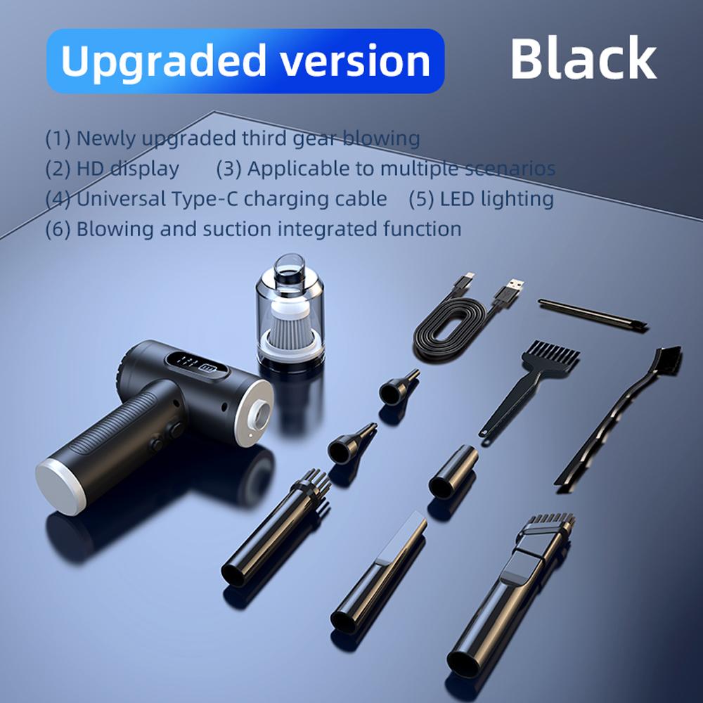 69000Pa Wireless Air Duster Dust Blowing Gun USB Compressed Air Blower Cleaning For Computer Laptop Keyboard Camera Car