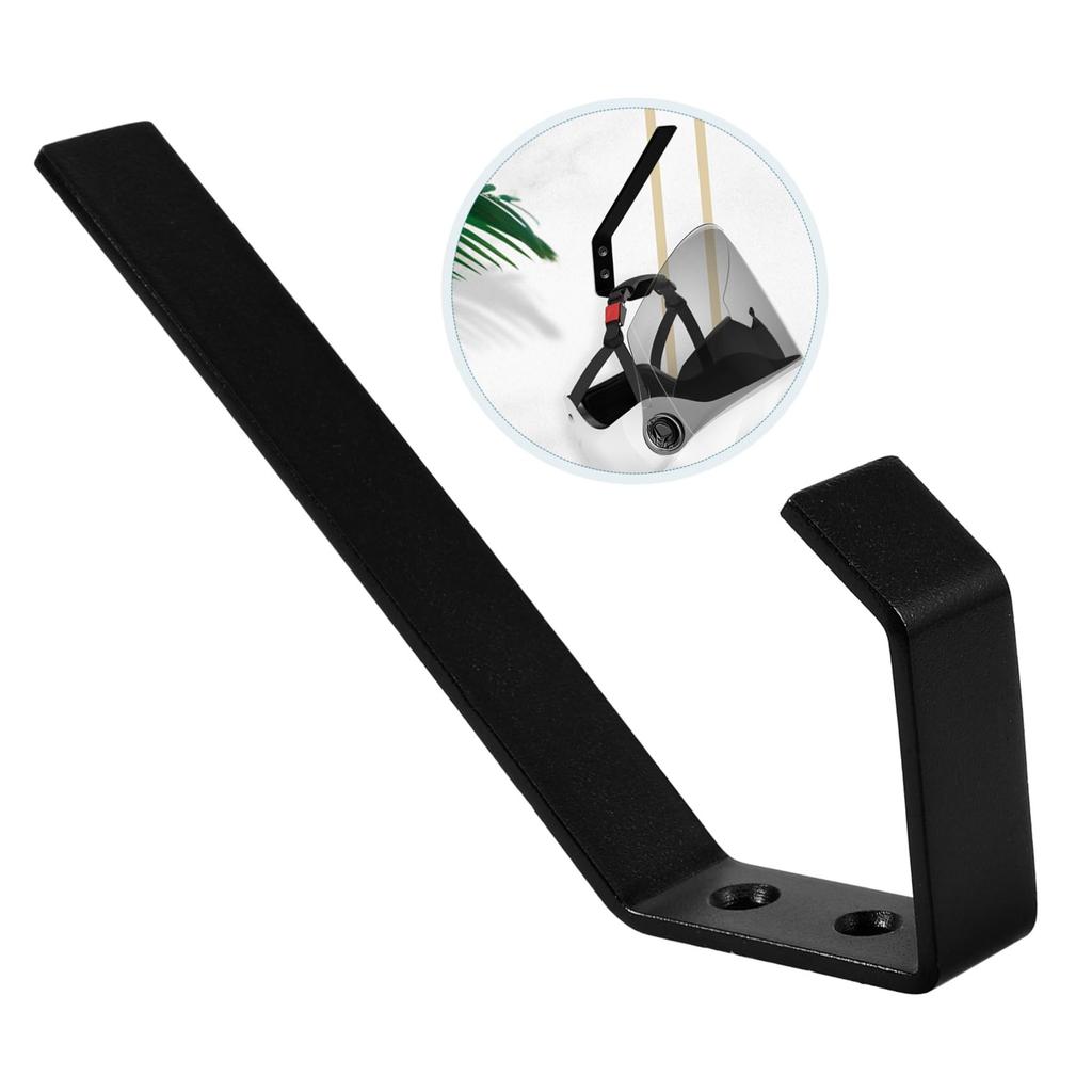 LOORGVEL Hat Storage Rack Holder Stand Stand Hanging Hook Mount Wall Mount Stand Wall Mounted Rack Stainless Steel Black