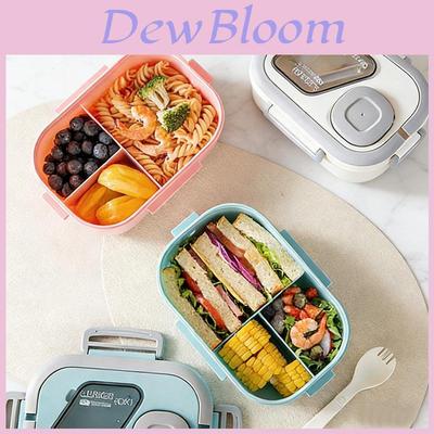 Microwave Safe Plastic Bento Box With Divider For Adults And Office Lunches