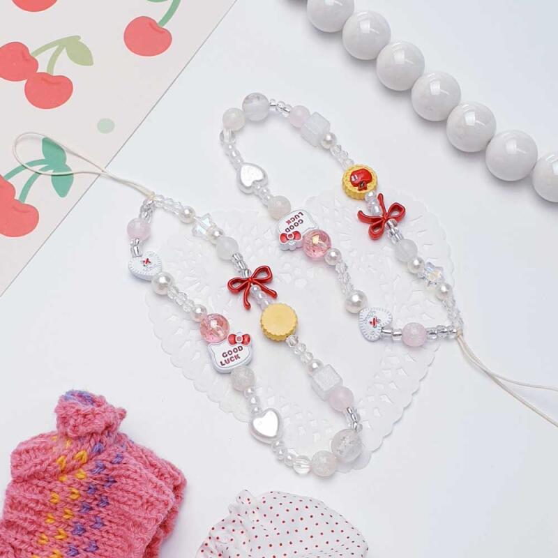 Lovely Lucky Cat Glow Keyring Keyholder