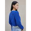 Egoist Back Lace Up Point Round Neck Cardigan Er2kg464