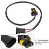 2pcs H11 Female 9006 HB4 9012 9006XS Male Headlight Fog Light Conversion Adapter Connector Cable Sockets Wire Harness