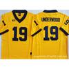 Michigan Wolverines College Football Jersey Mens Cotton Blend Embroidered Team Uniform Rugby Sports Fans