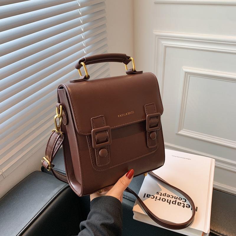 Autumn and Winter New Women Retro Backpack Cambridge Bag Shoulder Bag Messenger Handbag