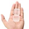 6/12/24 Mini Storage Box Transparent Plastic Jewelry Storage Box Container Portable Earring Ring Earplugs Packaging Storage Case