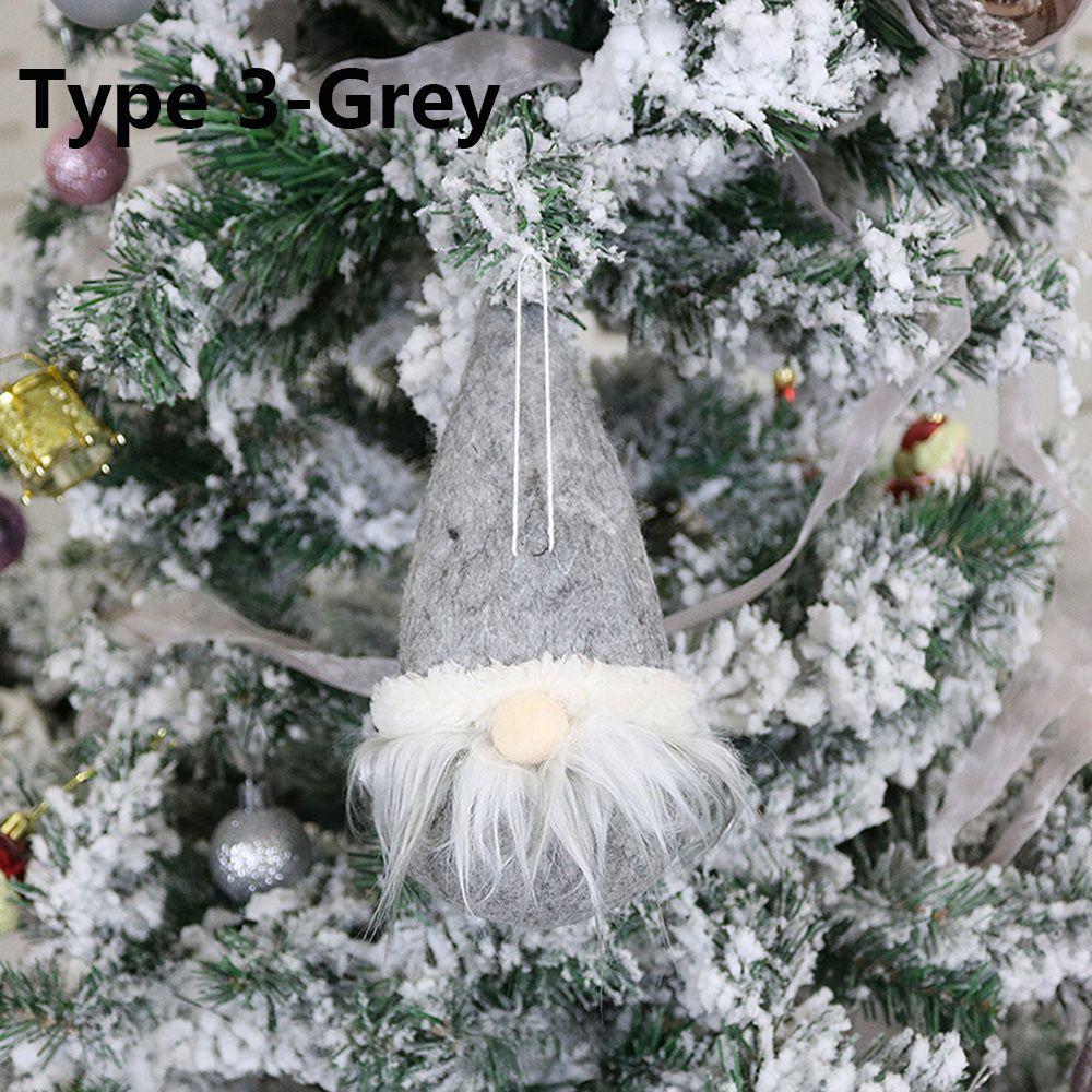 Adornment Hanging Pendants Xmas Tree Embellishment Stuffed Toys Faceless Dwarf Christmas Dolls