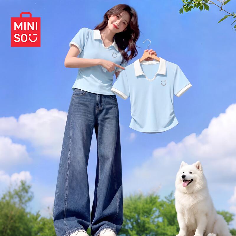 Женская футболка-поло с коротким рукавом MINISO M